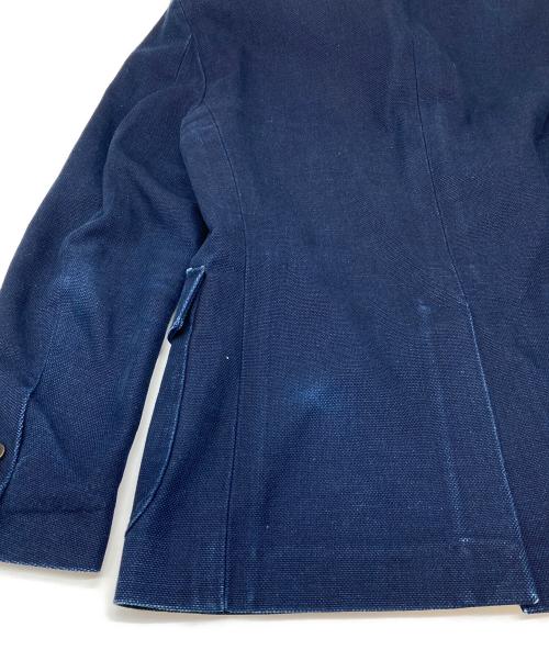 RRL（ダブルアールエル）RRL (ダブルアールエル) Indigo ‎Basket Weave Taylor JK イタリア製 ネイビー サイズ:38の古着・服飾アイテム