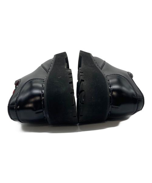 GUCCI（グッチ）GUCCI (グッチ) シェリーストライプレースアップシューズ　イタリア ブラック サイズ:7 2/1の古着・服飾アイテム