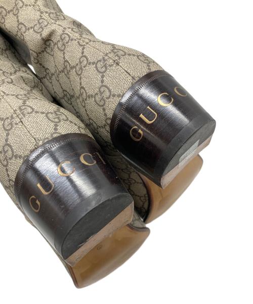 GUCCI（グッチ）GUCCI (グッチ) 23AW グッチ GUCCI GG SUPREME CANVAS BOOTS  イタリア製 ベージュ サイズ:9の古着・服飾アイテム