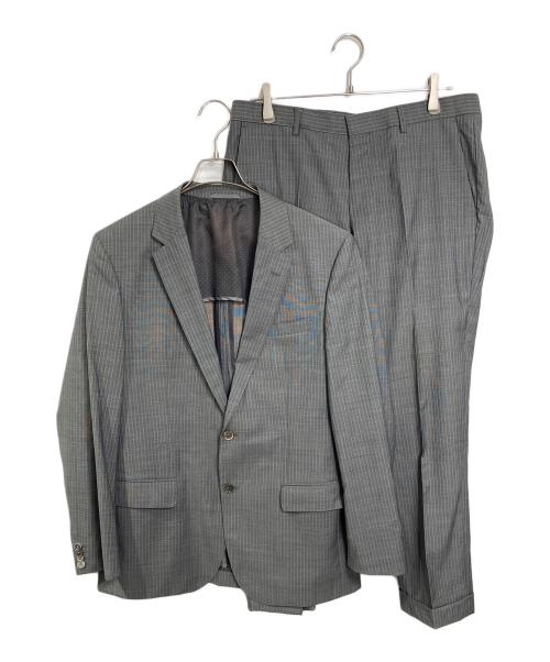 BOSS HUGO BOSS（ボス ヒューゴボス）BOSS HUGO BOSS (ボス ヒューゴボス) GUABELLO社生地セットアップスーツ グレー サイズ:UK 50/US 40の古着・服飾アイテム