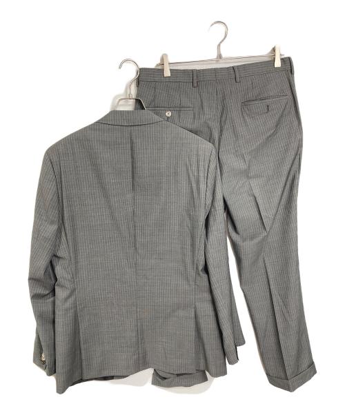 BOSS HUGO BOSS（ボス ヒューゴボス）BOSS HUGO BOSS (ボス ヒューゴボス) GUABELLO社生地セットアップスーツ グレー サイズ:UK 50/US 40の古着・服飾アイテム