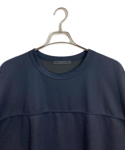 SOPHNET.（ソフネット）SOPHNET. (ソフネット) WOOL JERSEY WIDE FOOTBALL TEE ネイビー サイズ:XLの古着・服飾アイテム