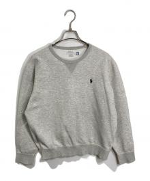 POLO RALPH LAUREN（ポロ・ラルフローレン）の古着「Polo Pony スウェットシャツ　グレー　ポニー　ワンポイント」｜グレー