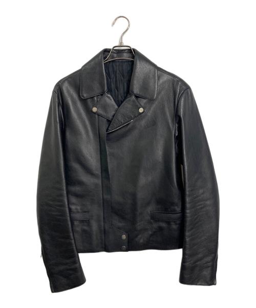 BALENCIAGA（バレンシアガ）BALENCIAGA (バレンシアガ) 15AW アレキサンダー ワン期 カウレザーライダースジャケット ブラック サイズ:48の古着・服飾アイテム