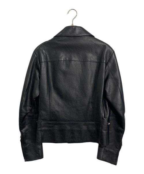 BALENCIAGA（バレンシアガ）BALENCIAGA (バレンシアガ) 15AW アレキサンダー ワン期 カウレザーライダースジャケット ブラック サイズ:48の古着・服飾アイテム