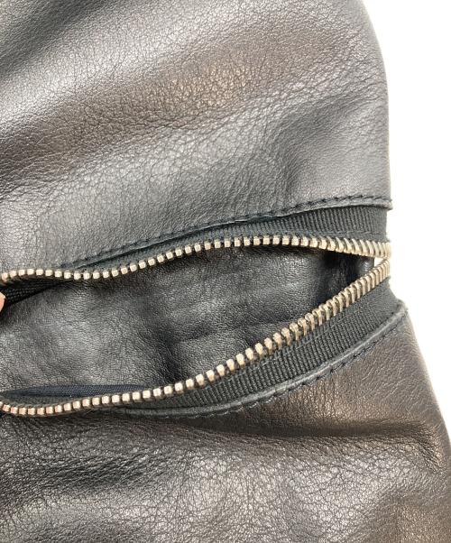 BALENCIAGA（バレンシアガ）BALENCIAGA (バレンシアガ) 15AW アレキサンダー ワン期 カウレザーライダースジャケット ブラック サイズ:48の古着・服飾アイテム