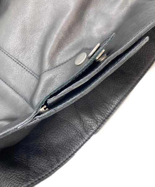 BALENCIAGA（バレンシアガ）BALENCIAGA (バレンシアガ) 15AW アレキサンダー ワン期 カウレザーライダースジャケット ブラック サイズ:48の古着・服飾アイテム
