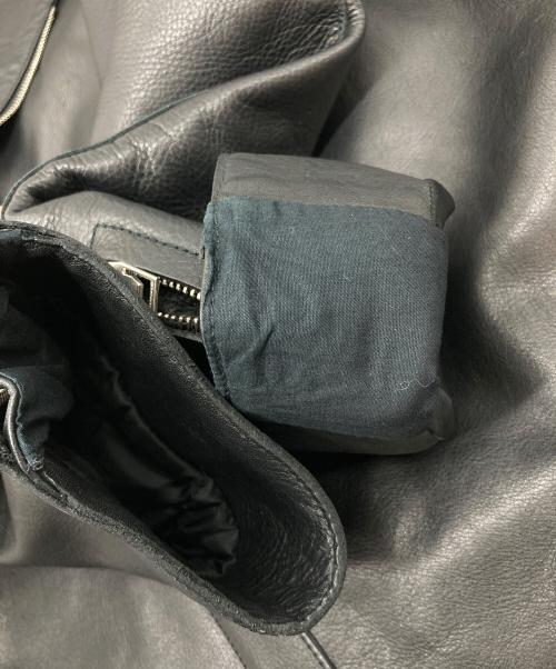 BALENCIAGA（バレンシアガ）BALENCIAGA (バレンシアガ) 15AW アレキサンダー ワン期 カウレザーライダースジャケット ブラック サイズ:48の古着・服飾アイテム