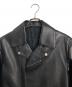 BALENCIAGA (バレンシアガ) 15AW アレキサンダー ワン期 カウレザーライダースジャケット ブラック サイズ:48：70000円