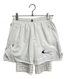 NIKE×OFFWHITE（ナイキ×オフホワイト）の古着「レイヤードショートパンツ」｜ホワイト