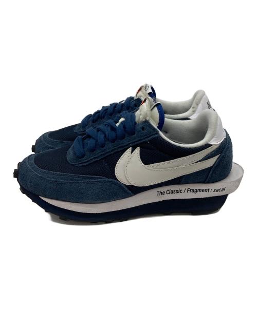 NIKE（ナイキ）NIKE (ナイキ) sacai (サカイ) FRAGMENTS (フラグメント) LD Waffl　　ブラックエンデッド ブルー ネイビー サイズ:US8の古着・服飾アイテム