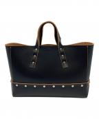 HENDER SCHEMEエンダースキーマ）の古着「assemble rectangle bag M レザートート」｜ブラック