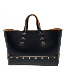 HENDER SCHEME（エンダースキーマ）の古着「assemble rectangle bag M レザートート」｜ブラック