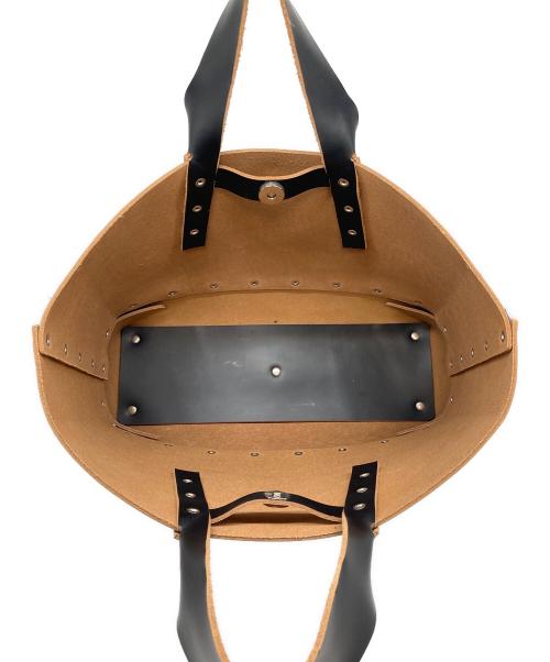 HENDER SCHEME（エンダースキーマ）Hender Scheme (エンダースキーマ) assemble rectangle bag M レザートート ブラック サイズ:実寸参照の古着・服飾アイテム