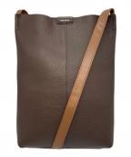 HENDER SCHEMEエンダースキーマ）の古着「piano shoulder small レザーショルダーバッグ」｜ブラウン