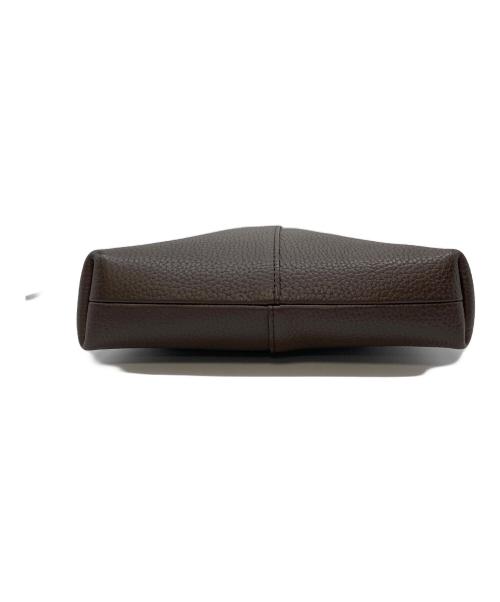 HENDER SCHEME（エンダースキーマ）Hender Scheme (エンダースキーマ) piano shoulder small レザーショルダーバッグ ブラウン サイズ:実寸参照の古着・服飾アイテム