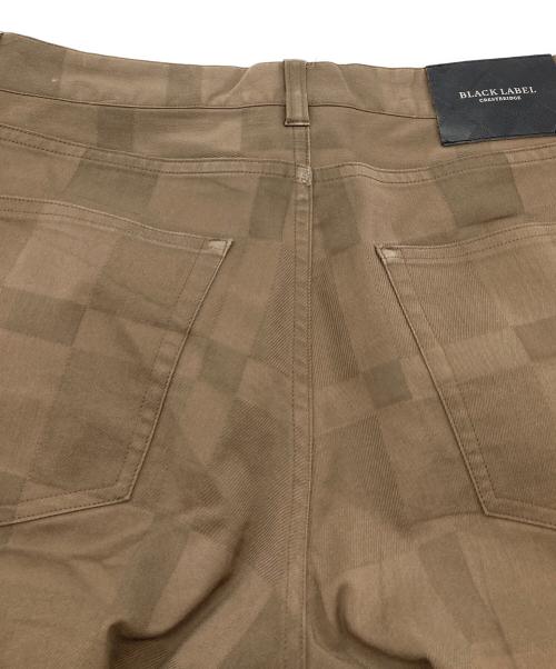 BLACK LABEL CRESTBRIDGE（ブラックレーベル クレストブリッジ）BLACK LABEL CRESTBRIDGE (ブラックレーベル クレストブリッジ) シャードーチェックパンツ　カジュアルパンツ ブラウン サイズ:Sの古着・服飾アイテム