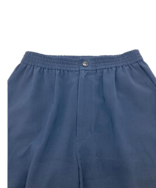 HYKE（ハイク）HYKE (ハイク) STRETCH WIDEパンツ　ストレッチ　ワイドパンツ　日本製 ネイビー サイズ:2の古着・服飾アイテム