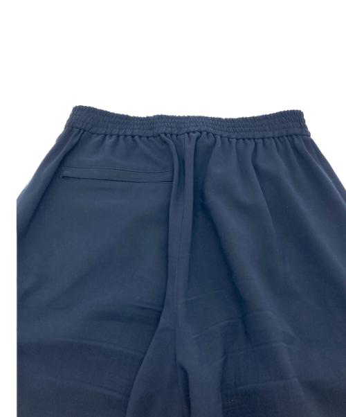 HYKE（ハイク）HYKE (ハイク) STRETCH WIDEパンツ　ストレッチ　ワイドパンツ　日本製 ネイビー サイズ:2の古着・服飾アイテム