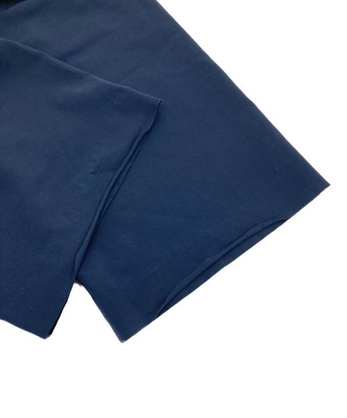 HYKE（ハイク）HYKE (ハイク) STRETCH WIDEパンツ　ストレッチ　ワイドパンツ　日本製 ネイビー サイズ:2の古着・服飾アイテム