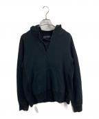 UNDERCOVER×FRAGMENT DESIGNアンダーカバー×フラグメントデザイン）の古着「レースアップ スウェット パーカー　ブラック　フーディー」｜ブラック