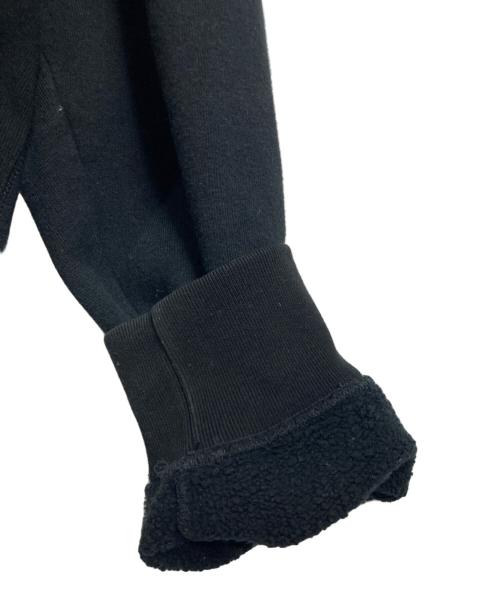 UNDERCOVER（アンダーカバー）UNDERCOVER (アンダーカバー) FRAGMENT DESIGN (フラグメントデザイン) レースアップ スウェット パーカー　ブラック　フーディー ブラック サイズ:Mの古着・服飾アイテム