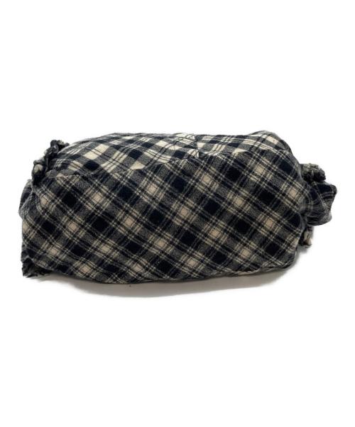 tricot COMME des GARCONS（トリココムデギャルソン）tricot COMME des GARCONS (トリココムデギャルソン) トートバッグ　ウールバッグ　 ホワイト×ブラック サイズ:実寸参照の古着・服飾アイテム