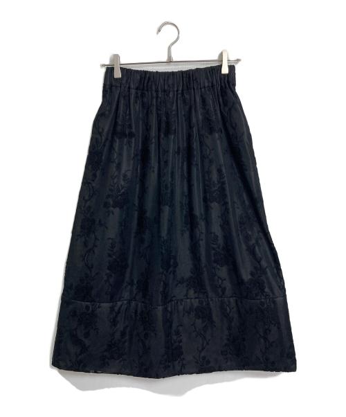 tricot COMME des GARCONS（トリココムデギャルソン）tricot COMME des GARCONS (トリココムデギャルソン) 刺繍スカート　ロングスカート　日本製　AD1997 ブラック サイズ:FREEの古着・服飾アイテム
