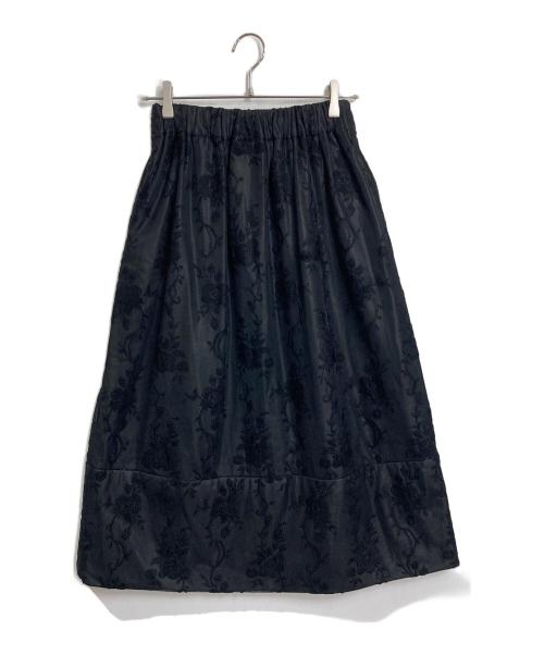tricot COMME des GARCONS（トリココムデギャルソン）tricot COMME des GARCONS (トリココムデギャルソン) 刺繍スカート　ロングスカート　日本製　AD1997 ブラック サイズ:FREEの古着・服飾アイテム