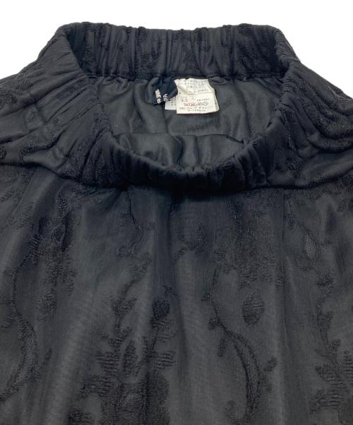 tricot COMME des GARCONS（トリココムデギャルソン）tricot COMME des GARCONS (トリココムデギャルソン) 刺繍スカート　ロングスカート　日本製　AD1997 ブラック サイズ:FREEの古着・服飾アイテム