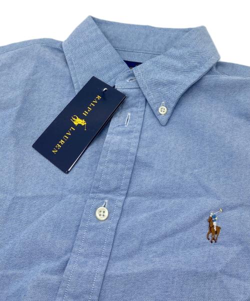 RALPH LAUREN（ラルフローレン）RALPH LAUREN (ラルフローレン) 半袖シャツ　コットンシャツ スカイブルー サイズ:M 未使用品の古着・服飾アイテム