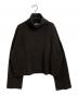 EVERYDAY I LIKE.（エヴリデイ アイ ライク）の古着「カシミヤウール Cropped タートルネック ニット」｜ブラウン