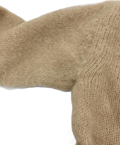 AURALEE（オーラリー）AURALEE (オーラリー) BRUSHED SUPER KID MOHAIR KNIT SHORT POLO ベージュ サイズ:1の古着・服飾アイテム