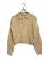 AURALEE（オーラリー）の古着「BRUSHED SUPER KID MOHAIR KNIT SHORT POLO」｜ベージュ