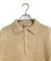 AURALEE (オーラリー) BRUSHED SUPER KID MOHAIR KNIT SHORT POLO ベージュ サイズ:1：25000円