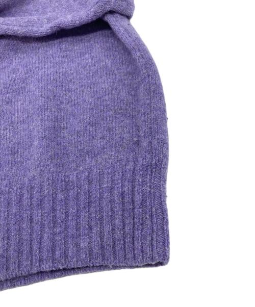 BOWTE（バウト）bowte (バウト) 5G SHETLAND TASTE CREW NECK  journal standard L'essage取扱 パープル サイズ:FREE 未使用品の古着・服飾アイテム