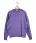 bowte（バウト）の古着「5G SHETLAND TASTE CREW NECK  journal standard L'essage取扱」｜パープル