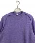 bowte (バウト) 5G SHETLAND TASTE CREW NECK  journal standard L'essage取扱 パープル サイズ:FREE 未使用品：20000円