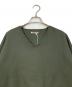 AURALEE (オーラリー) V-Neck Knit　ウールニット　薄手 グリーン：8000円