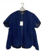BOWTEバウト）の古着「WOOL BOA ROUND HEM BLOUSON」｜ネイビー