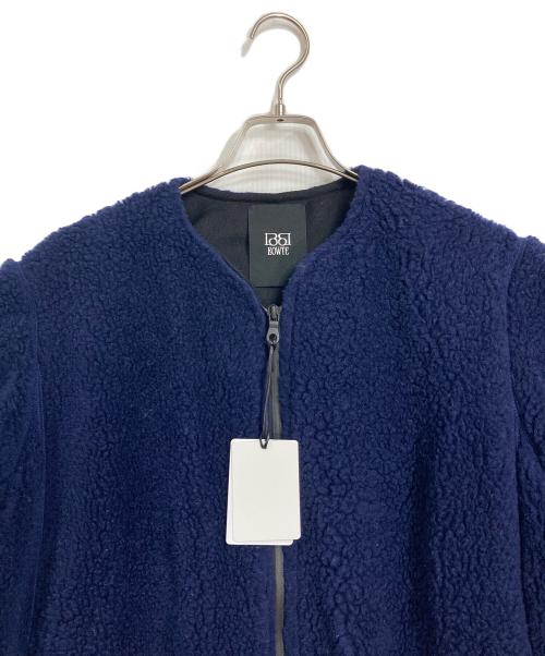 BOWTE（バウト）bowte (バウト) WOOL BOA ROUND HEM BLOUSON ネイビー サイズ:FREE 未使用品の古着・服飾アイテム
