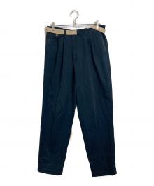MAISON EUREKA（メゾンエウレカ）の古着「VINTAGE REWORK CHINOS  USEDパンツ　日本製」｜ネイビー