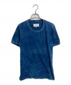 Maison Margielaメゾンマルジェラ）の古着「インディゴ染めTシャツ コットンTシャツ」｜インディゴ