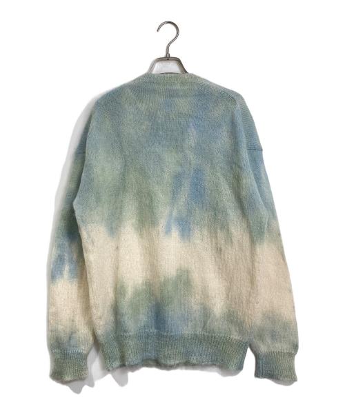 AURALEE（オーラリー）AURALEE (オーラリー) SUPER KID MOHAIR TIE DYE KNIT 黄緑 サイズ:Sの古着・服飾アイテム