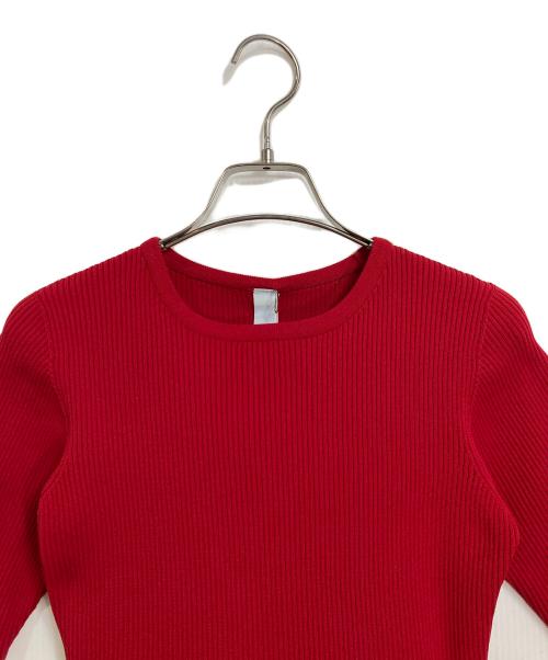 CFCL（シーエフシーエル）CFCL (シーエフシーエル) POTTERY TOP 8  ニット レッド サイズ:FREE 未使用品の古着・服飾アイテム