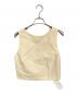 AURALEE（オーラリー）の古着「HIGH DENSITY FINX LINEN WEATHER TANK ビスチェ」｜ベージュ