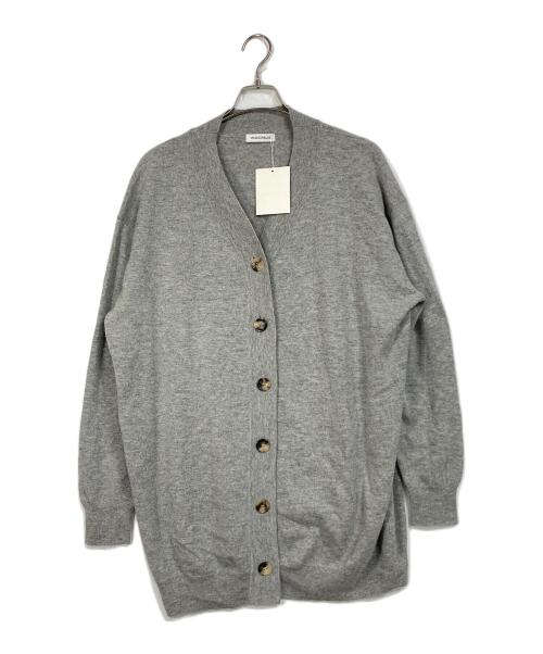MADISON BLUE（マディソンブルー）MADISON BLUE (マディソンブルー) カシミヤウールニットカーディガン　ビックシルエット グレー サイズ:00の古着・服飾アイテム