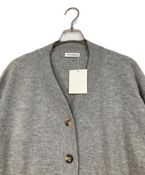 MADISON BLUE（マディソンブルー）MADISON BLUE (マディソンブルー) カシミヤウールニットカーディガン　ビックシルエット グレー サイズ:00の古着・服飾アイテム