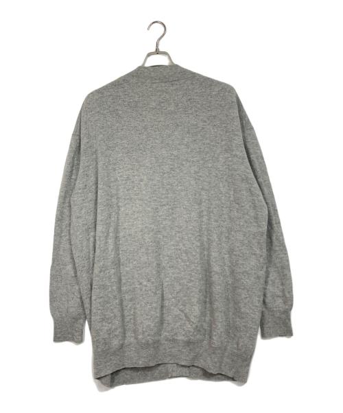 MADISON BLUE（マディソンブルー）MADISON BLUE (マディソンブルー) カシミヤウールニットカーディガン　ビックシルエット グレー サイズ:00の古着・服飾アイテム