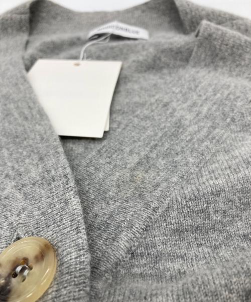 MADISON BLUE（マディソンブルー）MADISON BLUE (マディソンブルー) カシミヤウールニットカーディガン　ビックシルエット グレー サイズ:00の古着・服飾アイテム